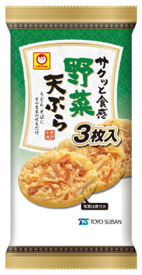 天ぷら③ 東洋水産 サクッと食感 野菜天ぷら 3枚入｜ベイシアネットスーパー