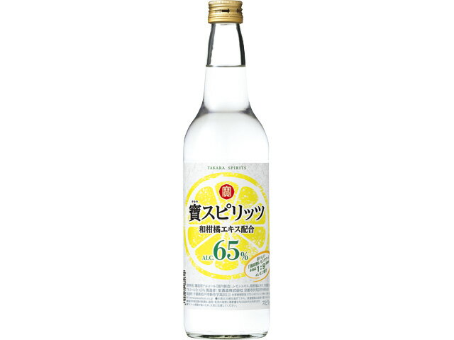 寶スピリッツ　600ml 12本　1ケース 寶スピリッツ 65％ 600ml｜ベイシアネットスーパー｜楽天