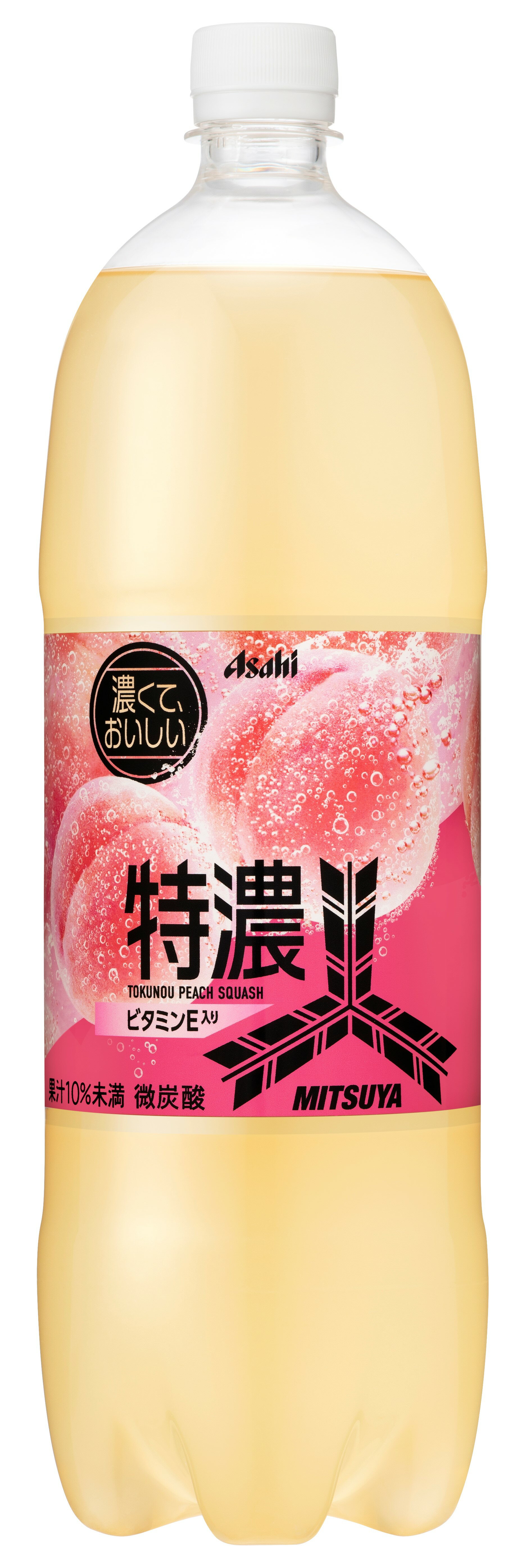 アサヒ 三ツ矢特濃ピーチスカッシュ 1500ml｜ベイシアネット