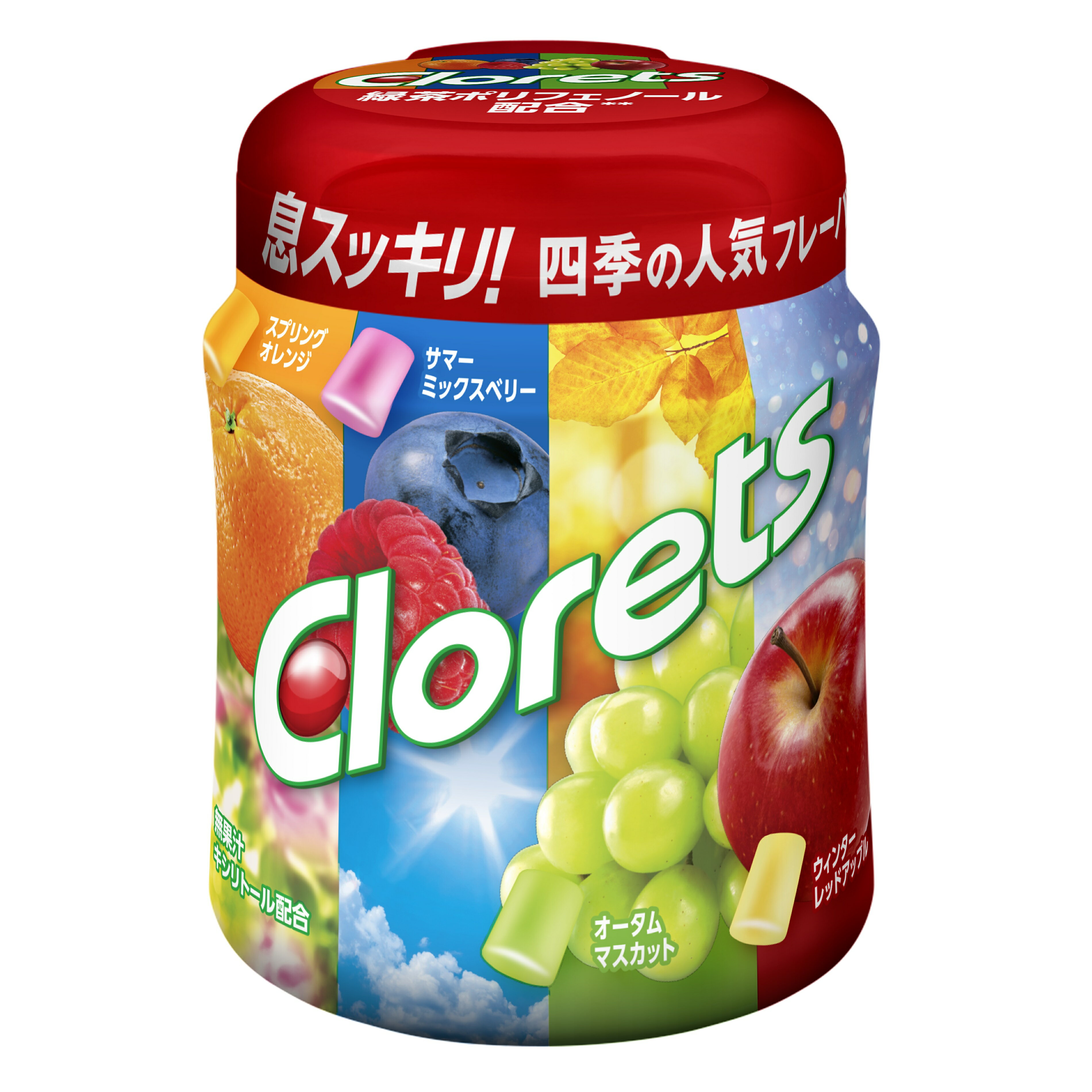 クロレッツ シーズンアソート　33個 クロレッツXP シーズンアソートボトルR｜ベイシアネットスーパー