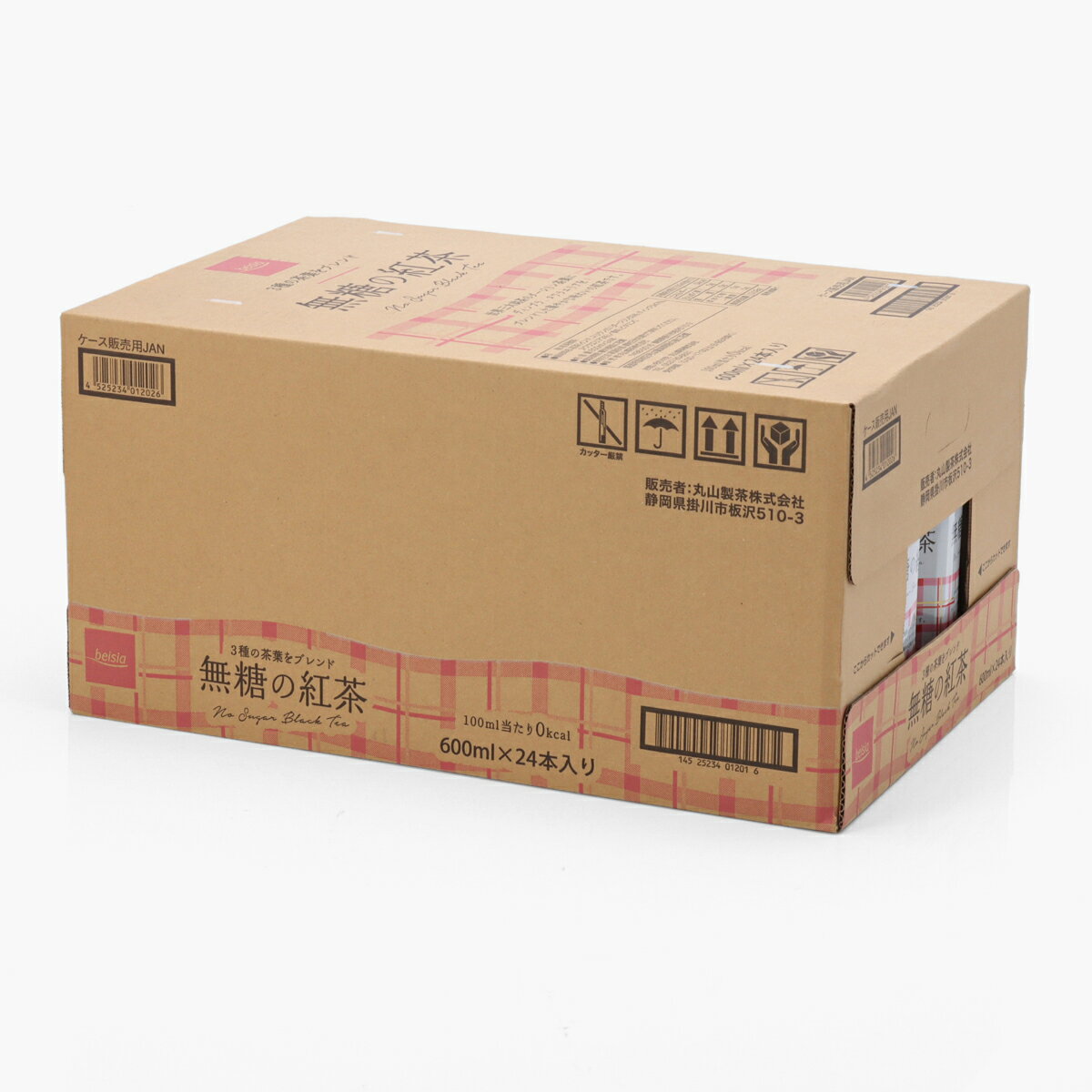 無糖の紅茶 箱 600ml 24本 ベイシア｜ベイシアネットスーパー｜楽天