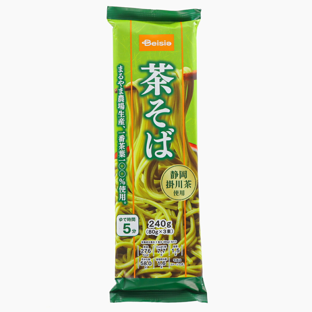 ベイシア 静岡掛川茶そば 240g｜ベイシアネットスーパー｜楽天全国