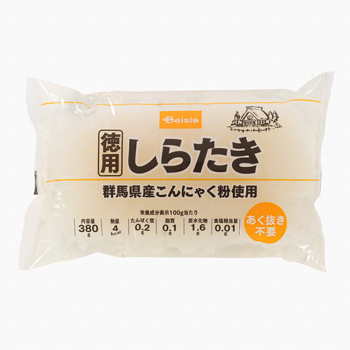 ベイシア あく抜き不要徳用しらたき 380g｜ベイシアネットスーパー