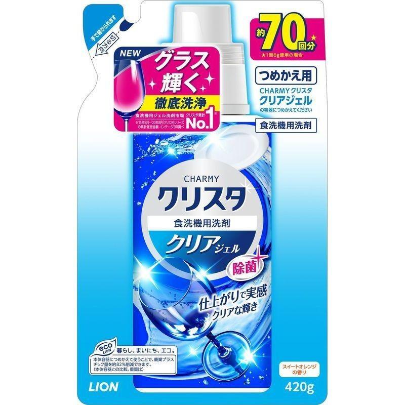 ライオン チャーミークリスタ クリアジェル 詰替用 420g｜ベイシア 