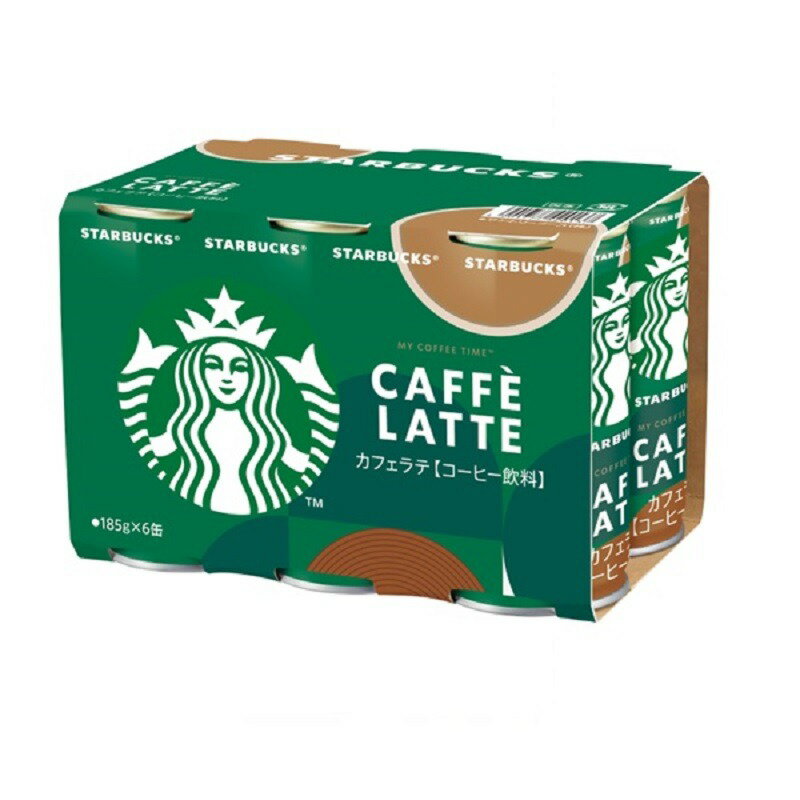 サントリースターバックスカフェラテ185g6缶箱｜ベイシアネット