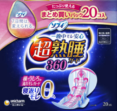 BB☆プロフィール必読❗️ 超熟睡20枚入り24パック❗️ ソフィ 超熟睡ガード360 20枚｜ベイシアネットスーパー