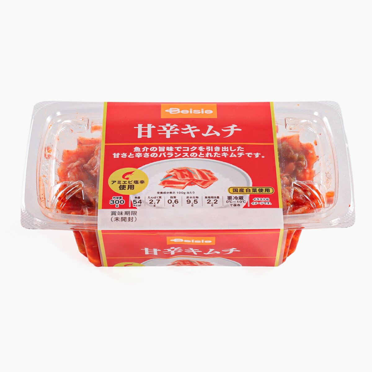 キムチページ ベイシア 甘辛キムチ 300g｜ベイシアネットスーパー｜楽天全国スーパー