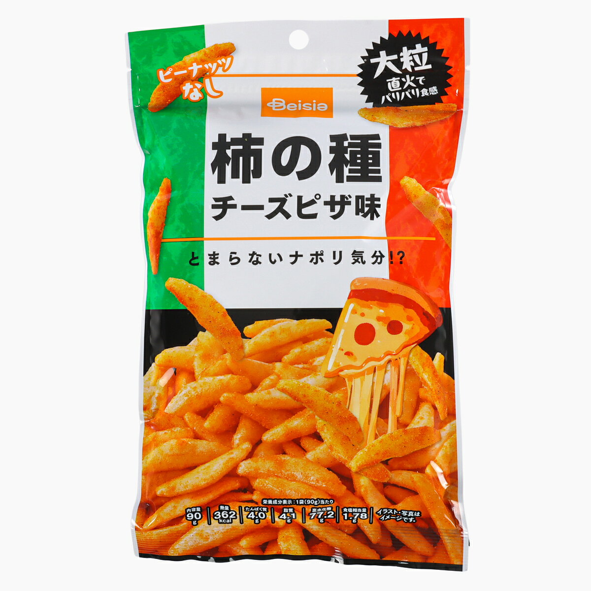 ベイシア 柿の種チーズピザ味 90g｜ベイシアネットスーパー｜楽天全国