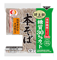 シマダヤ 健美麺 糖質30%カット本そば 1食｜ベイシアネットスーパー