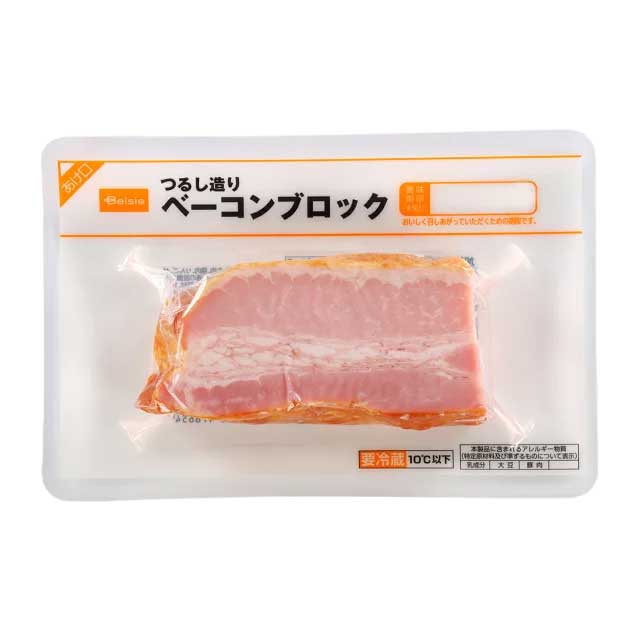 ベイシア ベーコンブロック 160g｜ベイシアネットスーパー｜楽天