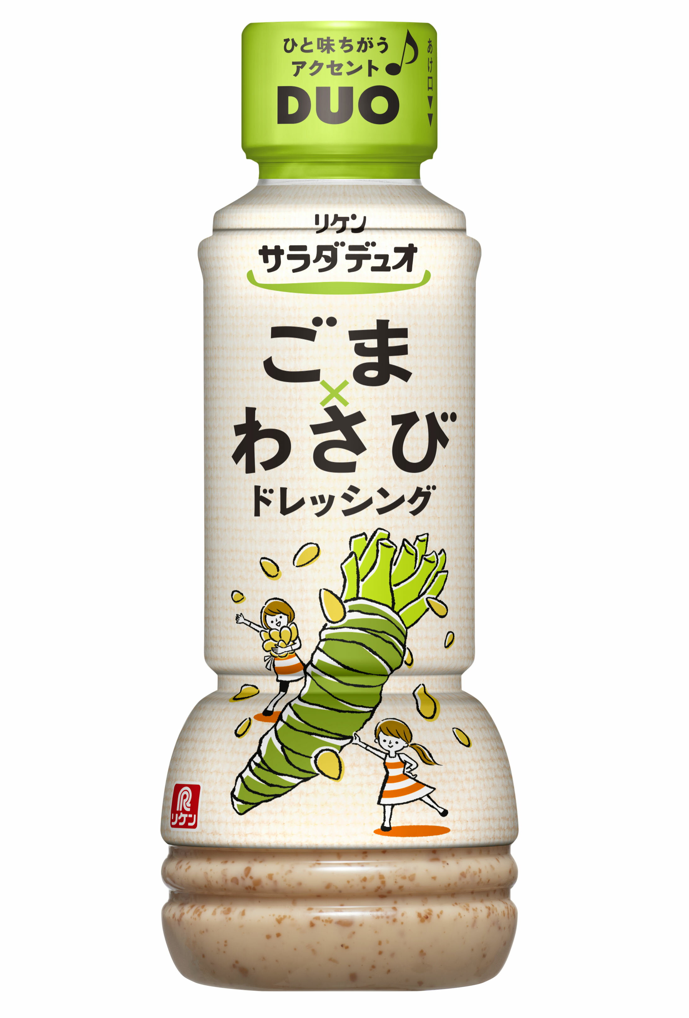 リケンサラダデュオ ごまわさびドレッシング｜ベイシアネットスーパー 