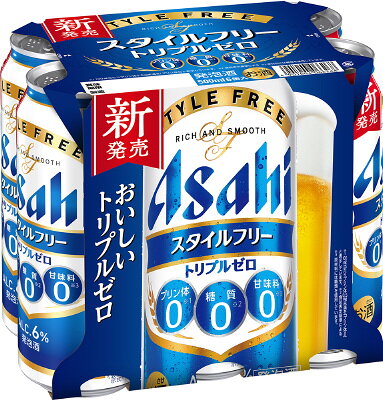 アサヒ スタイルフリートリプルゼロ500ml×6｜ベイシアネット