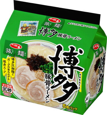 3箱買　 90食分　￥9450サッポロ一番 旅麺 博多 豚骨ラーメン全国送料無料 サッポロ一番 旅麺博多豚骨ラーメン5食｜ベイシアネットスーパー