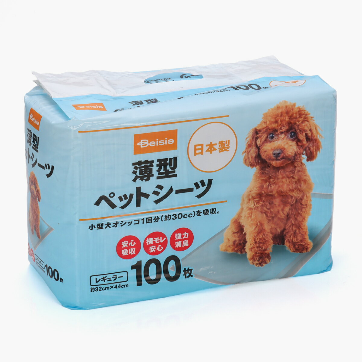 ベイシア 薄型ペットシーツ レギュラー100枚｜ベイシアネット