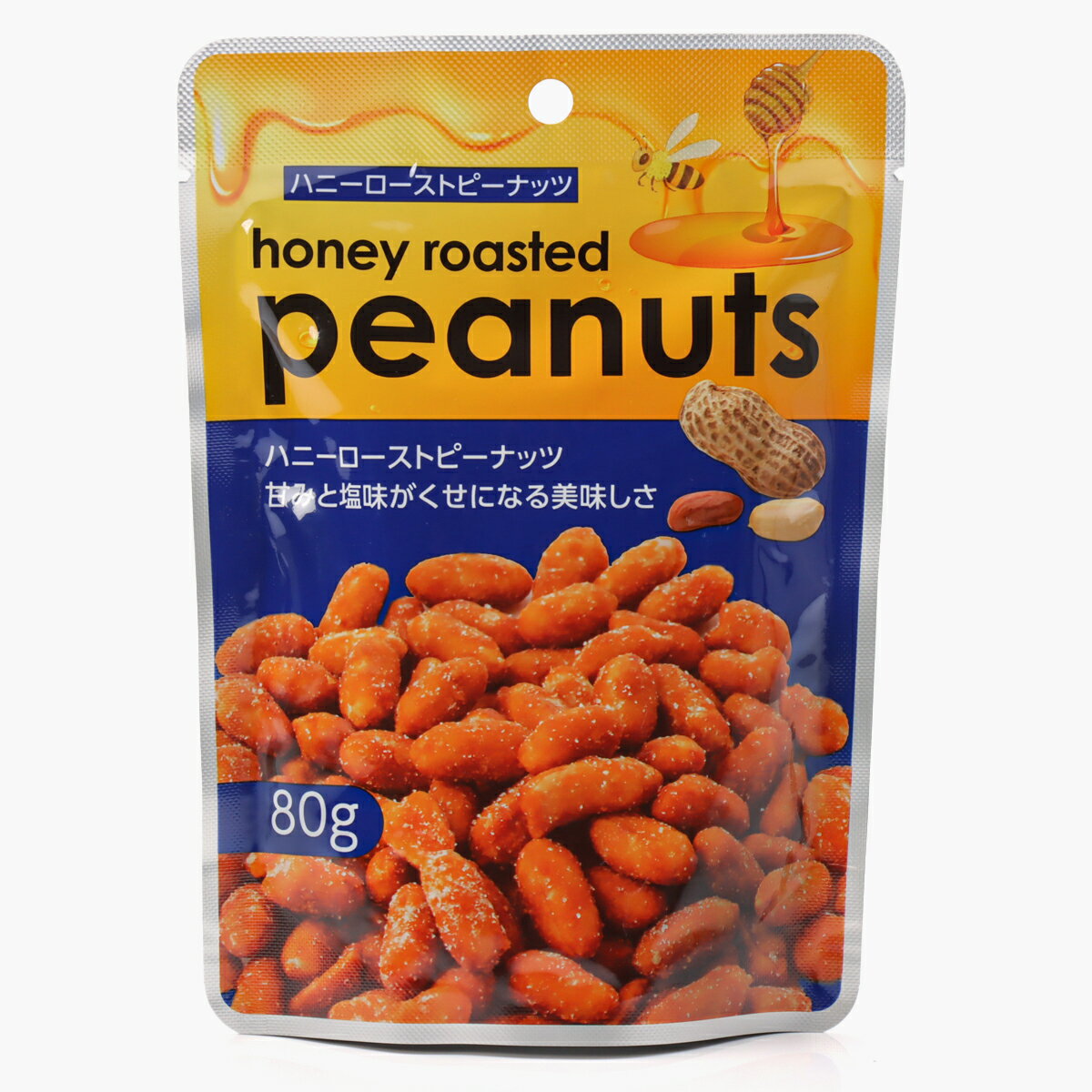 ロストピーナッツ ミネゲン ハニーローストピーナッツ 80g｜ベイシアネット