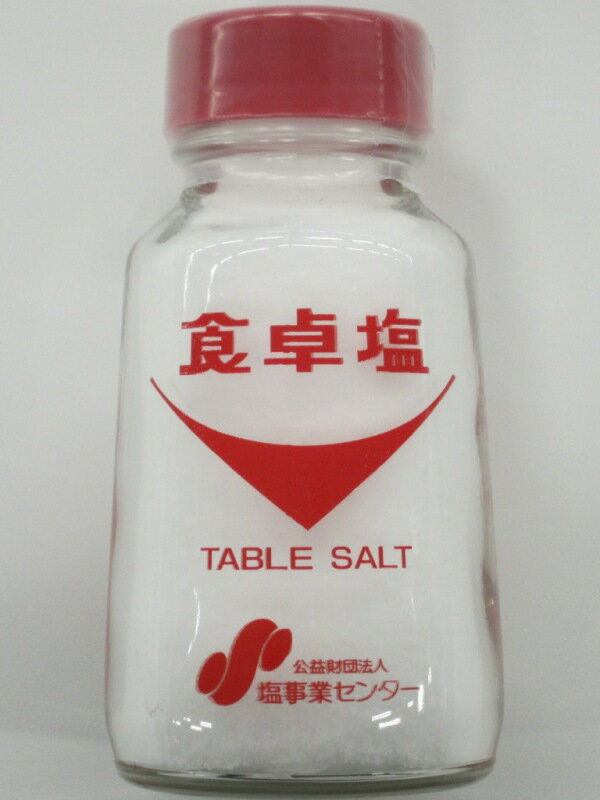 塩事業センター 食卓塩 100g 瓶｜コモディイイダネットスーパー