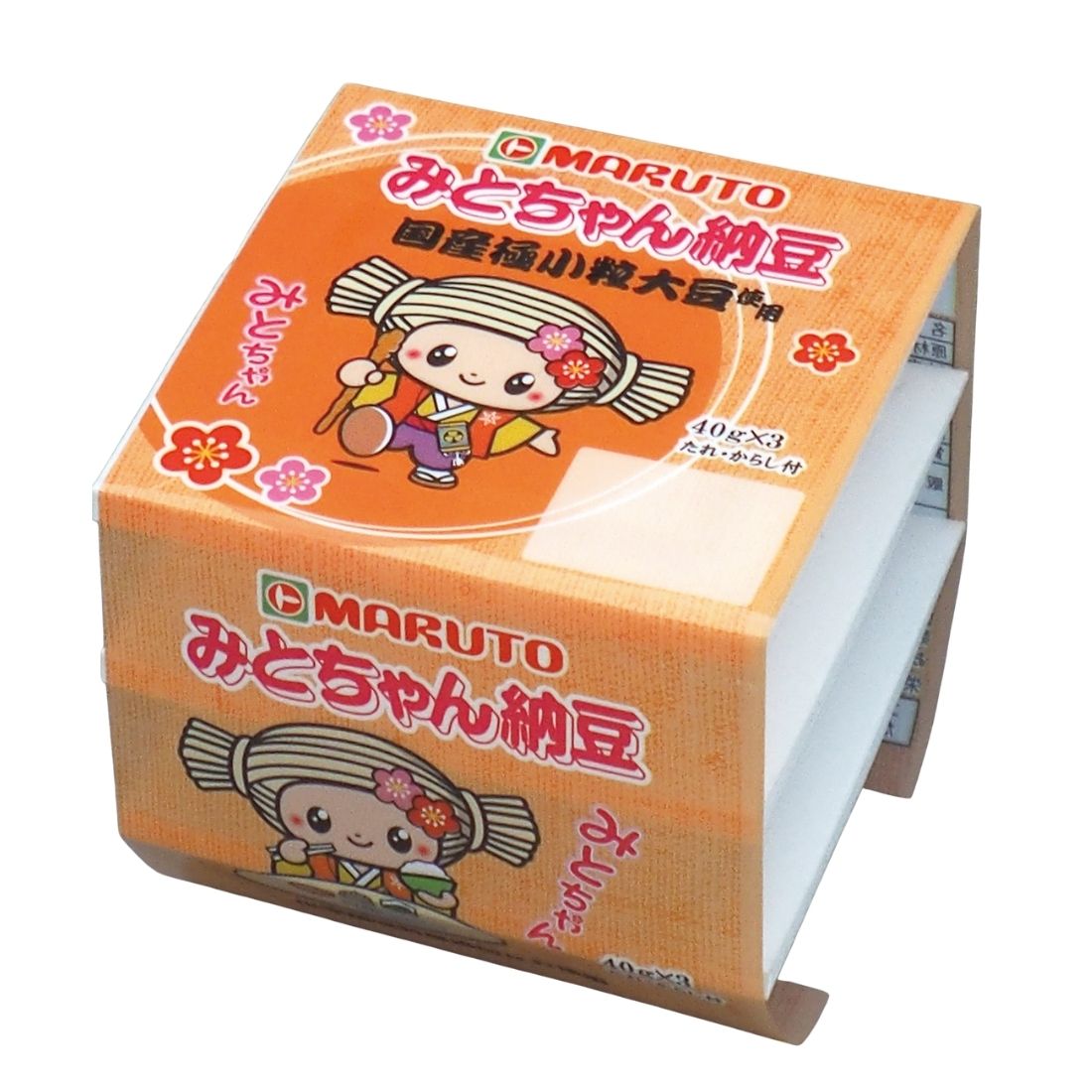 金砂郷食品 みとちゃん国産大豆納豆 40g×3｜マルトネットスーパー