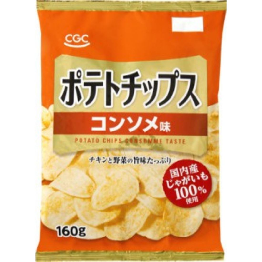 CGC ポテトチップスコンソメ味 160g｜マルトネットスーパー