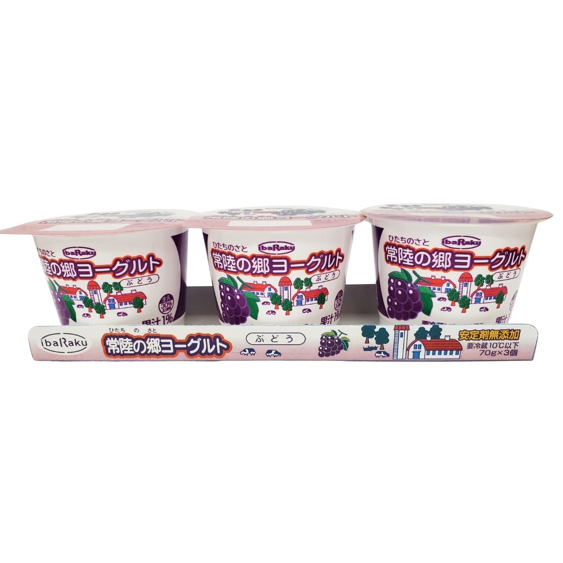 常陸の郷 ヨーグルト ぶどう 70g×3｜マルトネットスーパー｜楽天