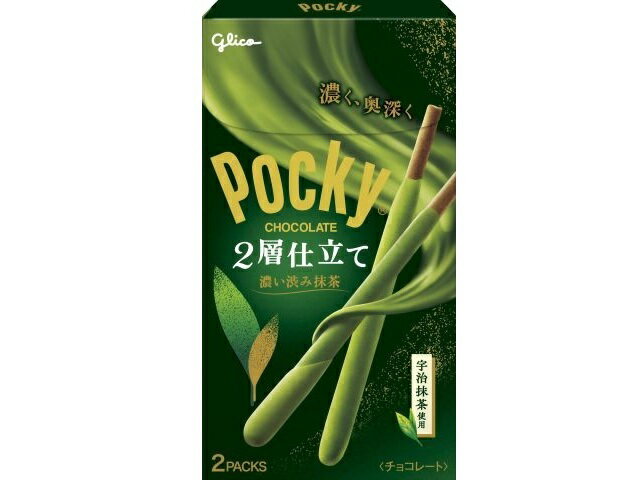 ポッキー2層仕立て＜濃い渋み抹茶＞｜大阪屋ショップネットスーパー
