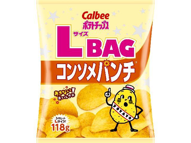 ぽてち ポテトチップスLサイズコンソメパンチ｜大阪屋ショップネットスーパー