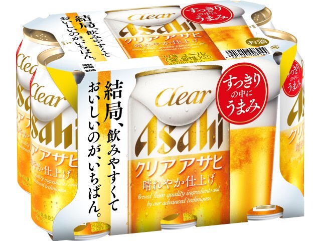 クリアアサヒ 6缶パック｜両備まごころネットスーパー｜楽天全国