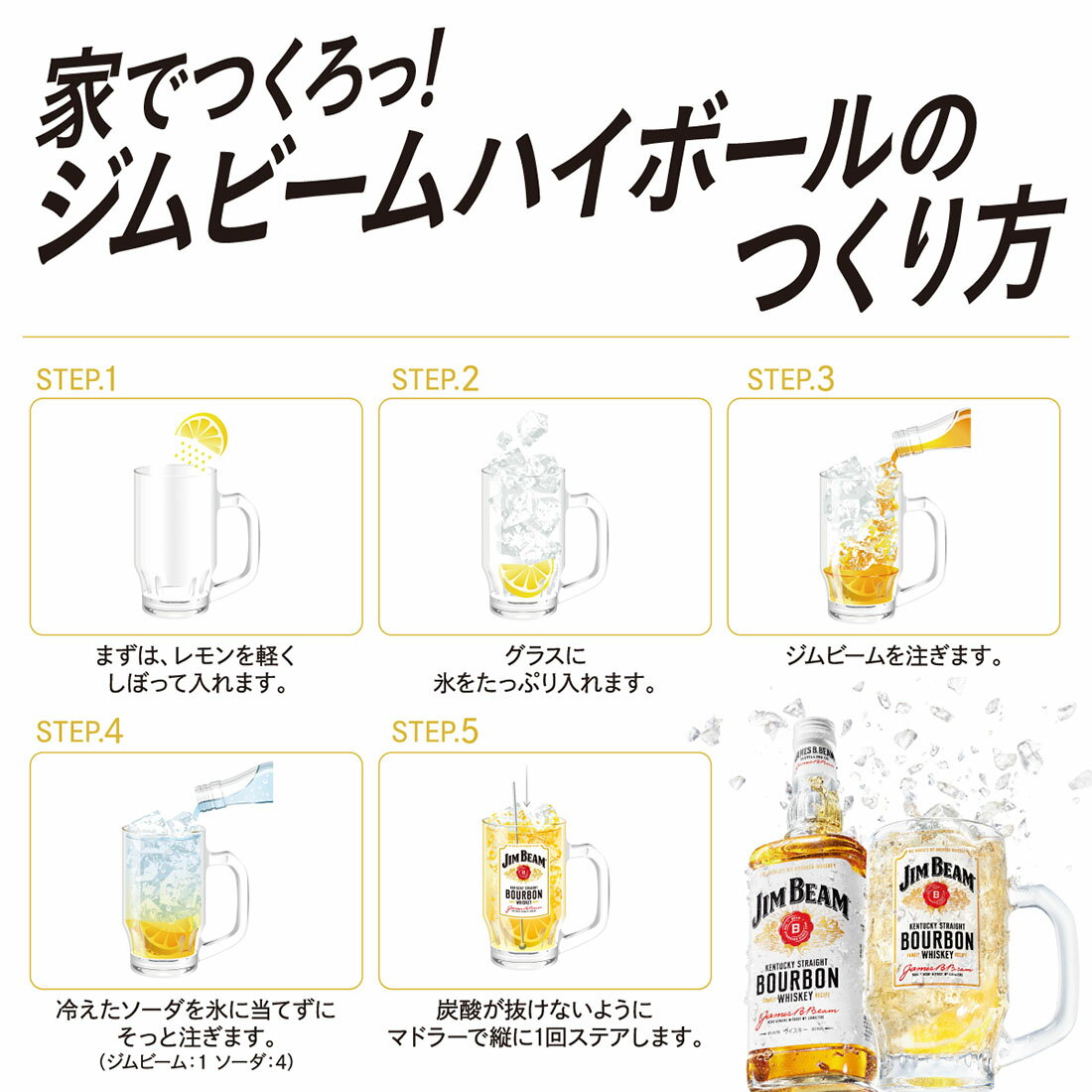 一本〆　ジムビーム 飲食店向け「ジムビーム ハイボール瓶」数量限定新発売 2025年8