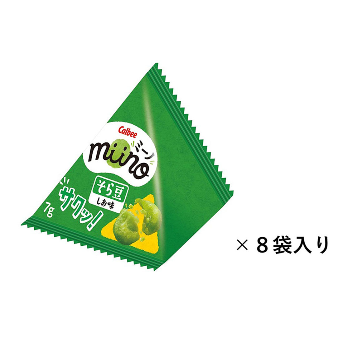 miino（ミーノ） そら豆 しお味 三角パック｜西友ネットスーパー