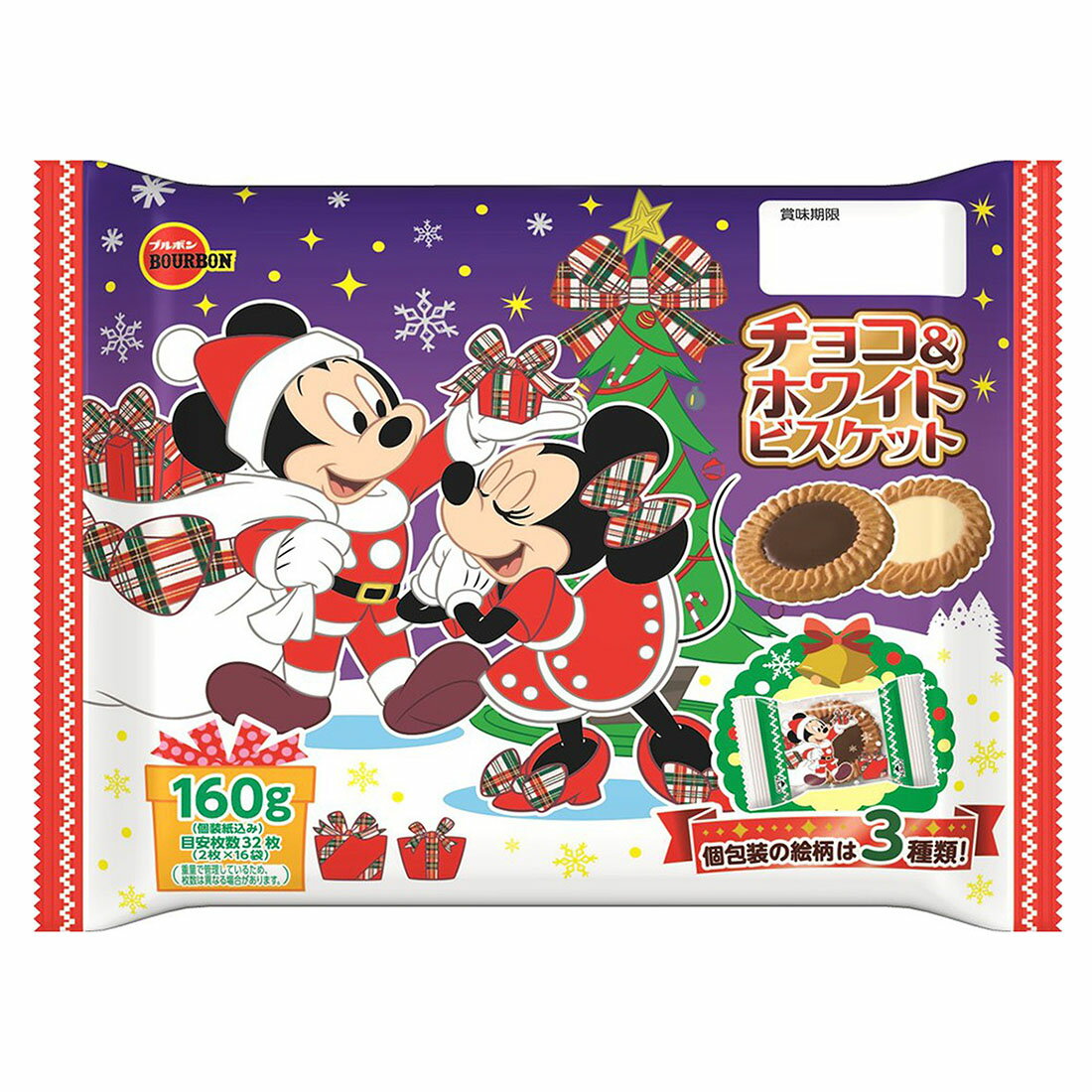 ディズニー チョコ＆ホワイトビスケット（クリスマス）｜西友ネット