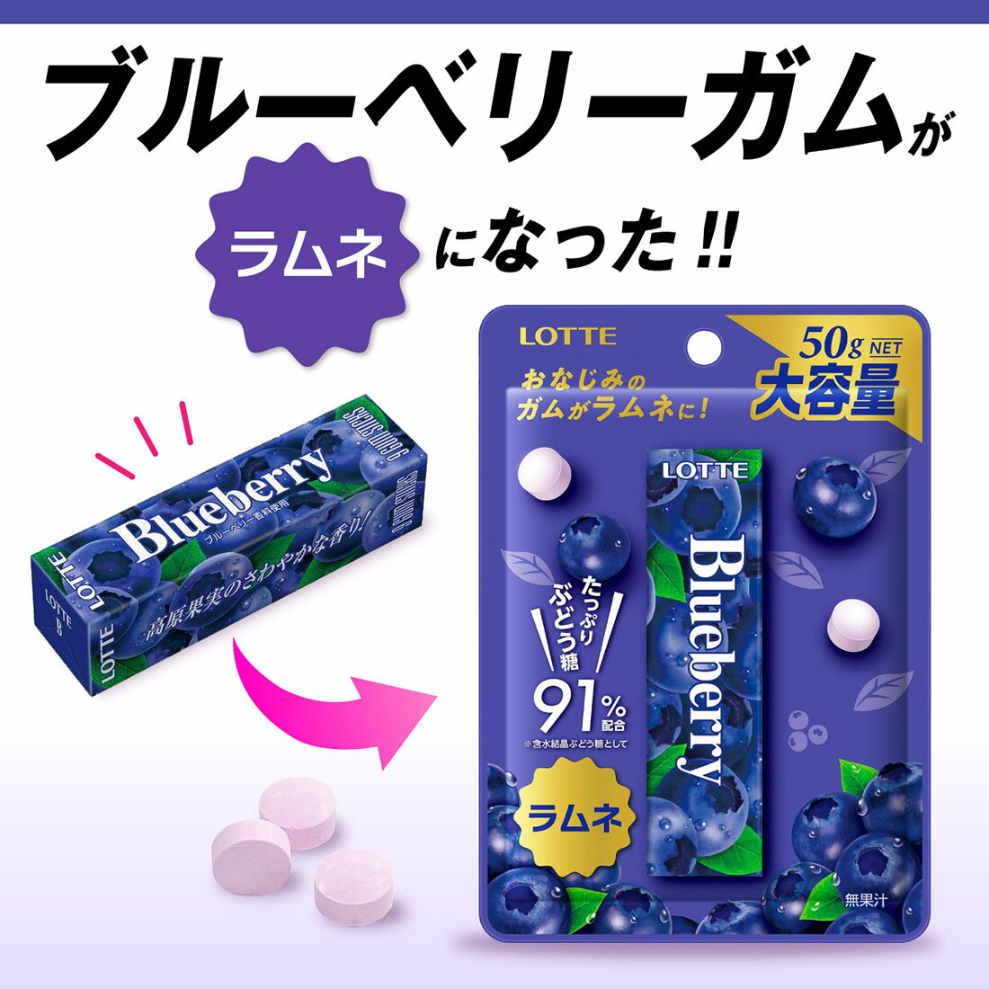 ブルーベリー ラムネ｜西友ネットスーパー｜楽天全国スーパー