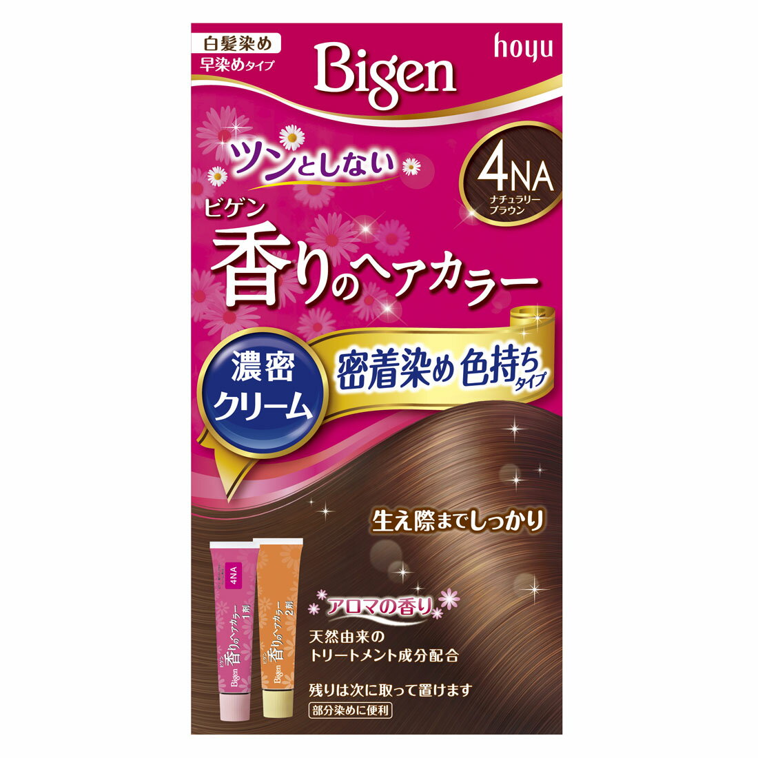 ビゲン 香りのヘアカラー クリーム 4NA ナチュラリーブラウン｜西友