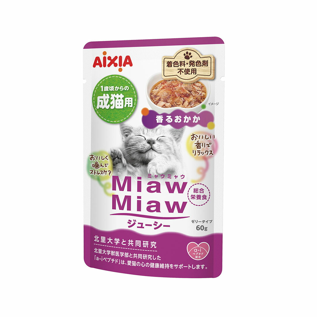 ミャウミャウ ジューシー香るおかか 成猫用｜西友ネットスーパー｜楽天