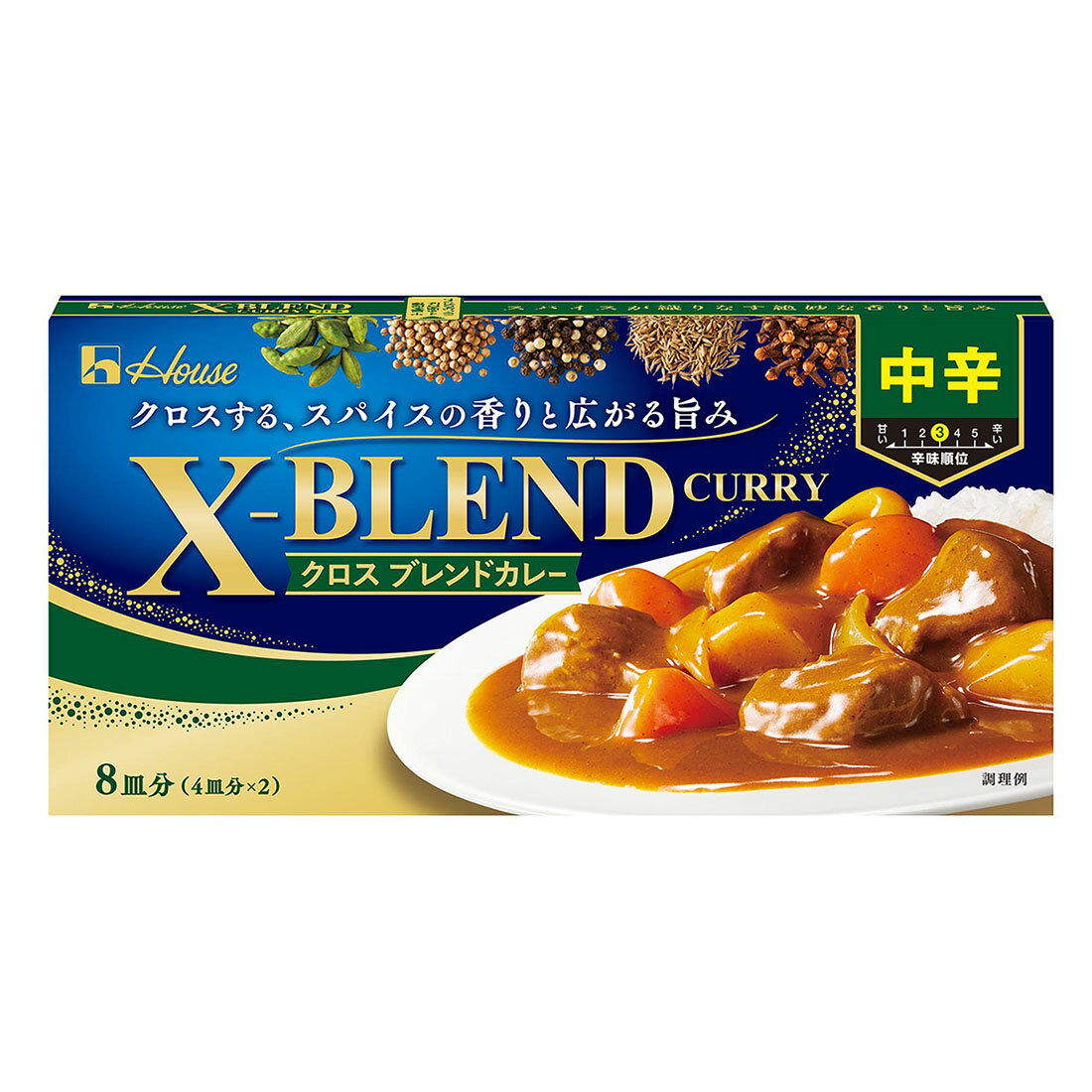 カレー クロスブレンドカレー 中辛｜西友ネットスーパー｜楽天全国スーパー