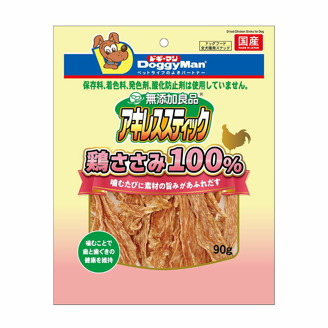 無添加良品 アキレススティック 鶏ささみ100％｜西友ネット