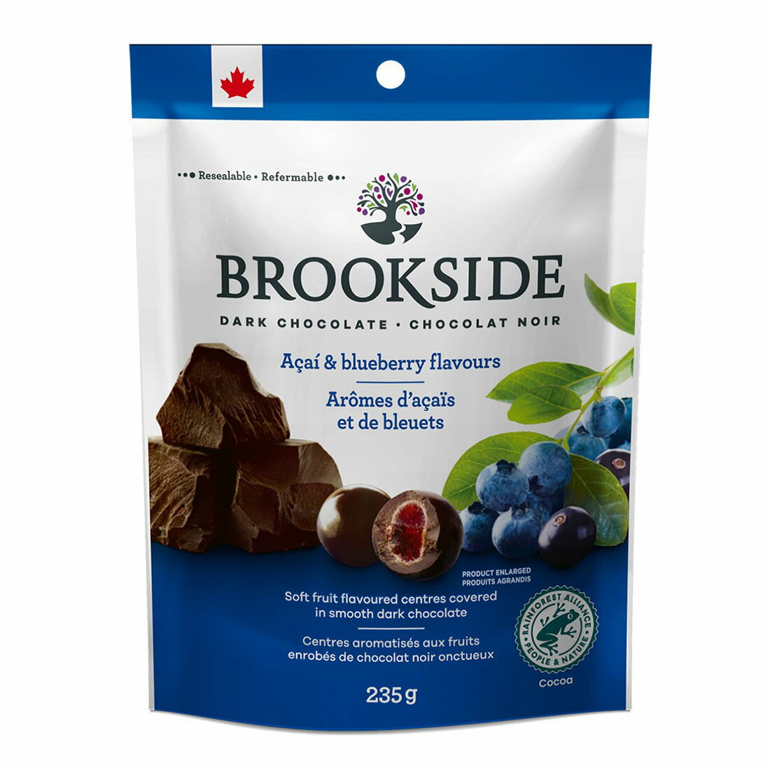 ブルックサイド ダークチョコレート アサイー＆ブルーベリー