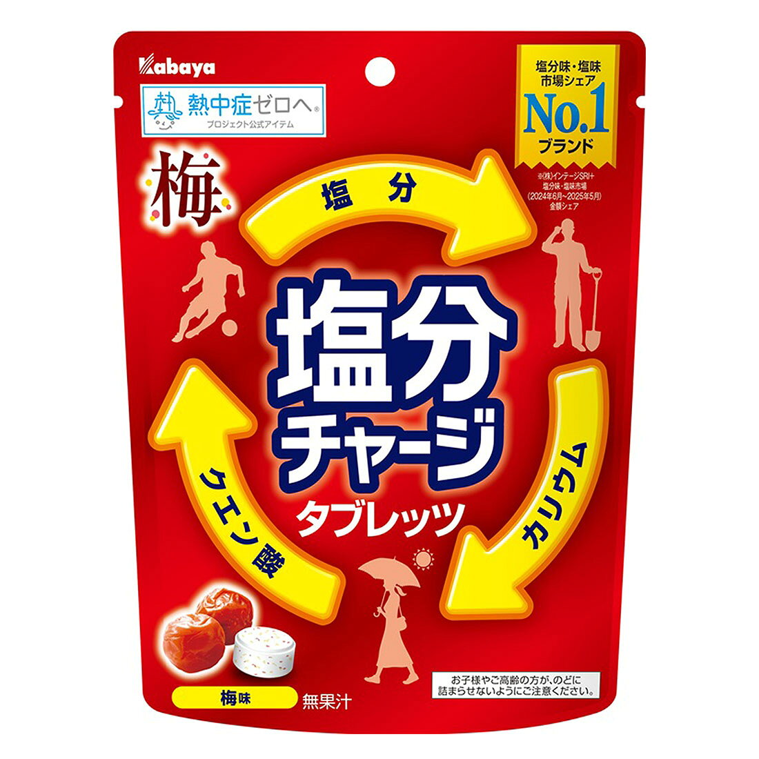 カバヤ　塩分チャージタブレッツ　梅味　40袋 塩分チャージタブレッツ 梅味｜西友ネットスーパー｜楽天全国スーパー