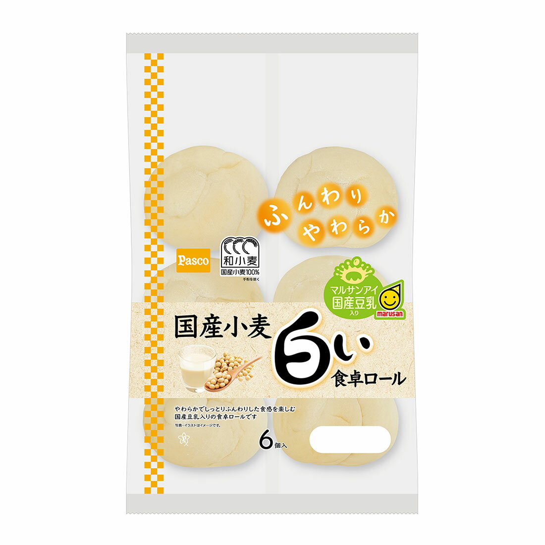 パスコ 国産小麦 白い食卓ロール｜西友ネットスーパー｜楽天全国スーパー