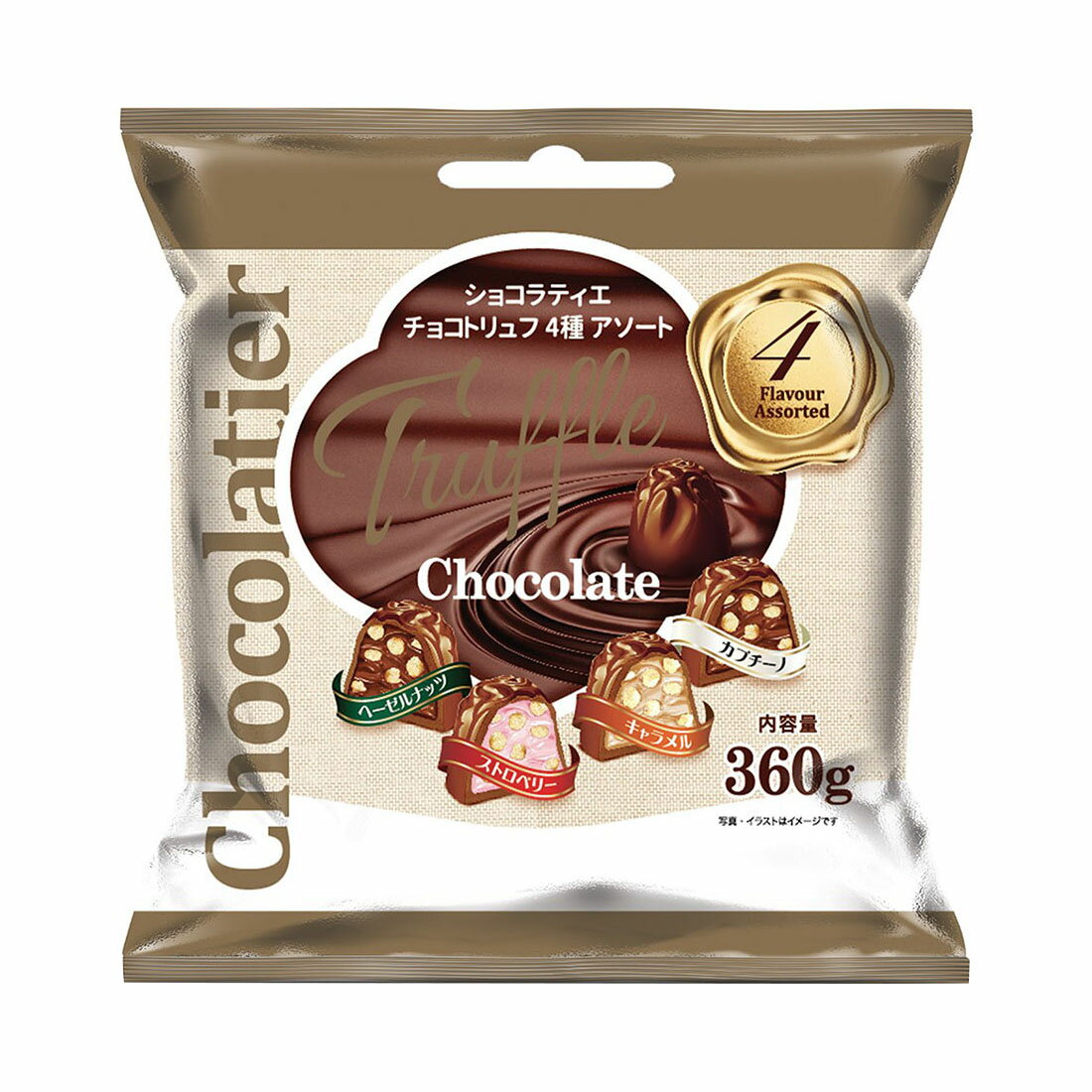 ショコラティエ チョコトリュフ 4種アソート｜西友ネットスーパー
